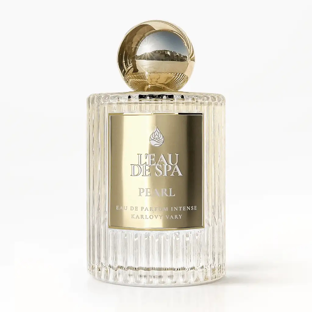 PEARL 100ml luxury niche perfume bottle from Karlovy Vary – exclusive spa fragrance gift with free shipping in EU