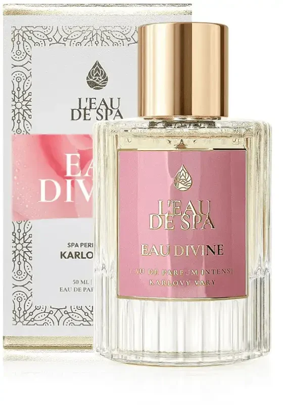 EAU DIVINE 50ml luxury niche perfume bottle from Karlovy Vary – exclusive spa fragrance gift
