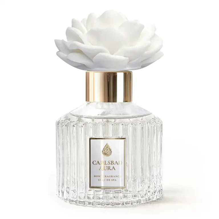 CARLSBAD AURA 100ml luxury home fragrance from Karlovy Vary – elegant white floral interior essence gift